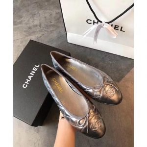 Балетки женские Chanel Silver