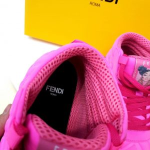 Кроссовки женские Fendi Prints On Pink