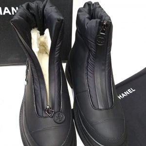 Ботинки женские Chanel Winter Black