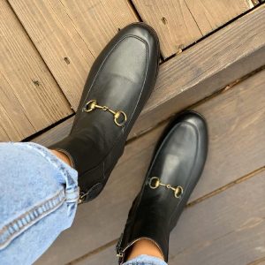 Ботинки женские Gucci Jordaan Black