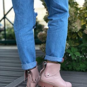 Ботинки женские Alexander McQueen Mid Pink