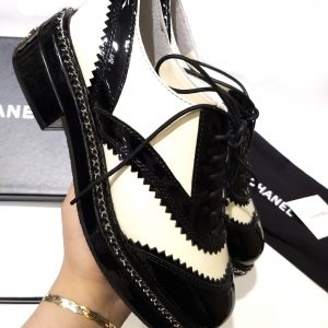 Ботинки женские Chanel Black White