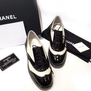 Ботинки женские Chanel Black White