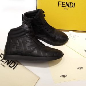 Кроссовки женские Fendi Prints On Black