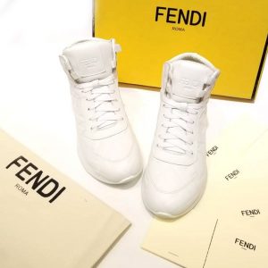 Кроссовки женские Fendi Prints On White