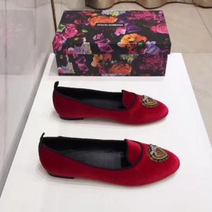 Балетки женские Dolce & Gabbana Devotion Red